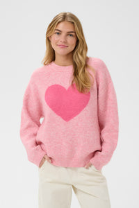 Saint Tropez Paria Round Neck Jumper Bonbon