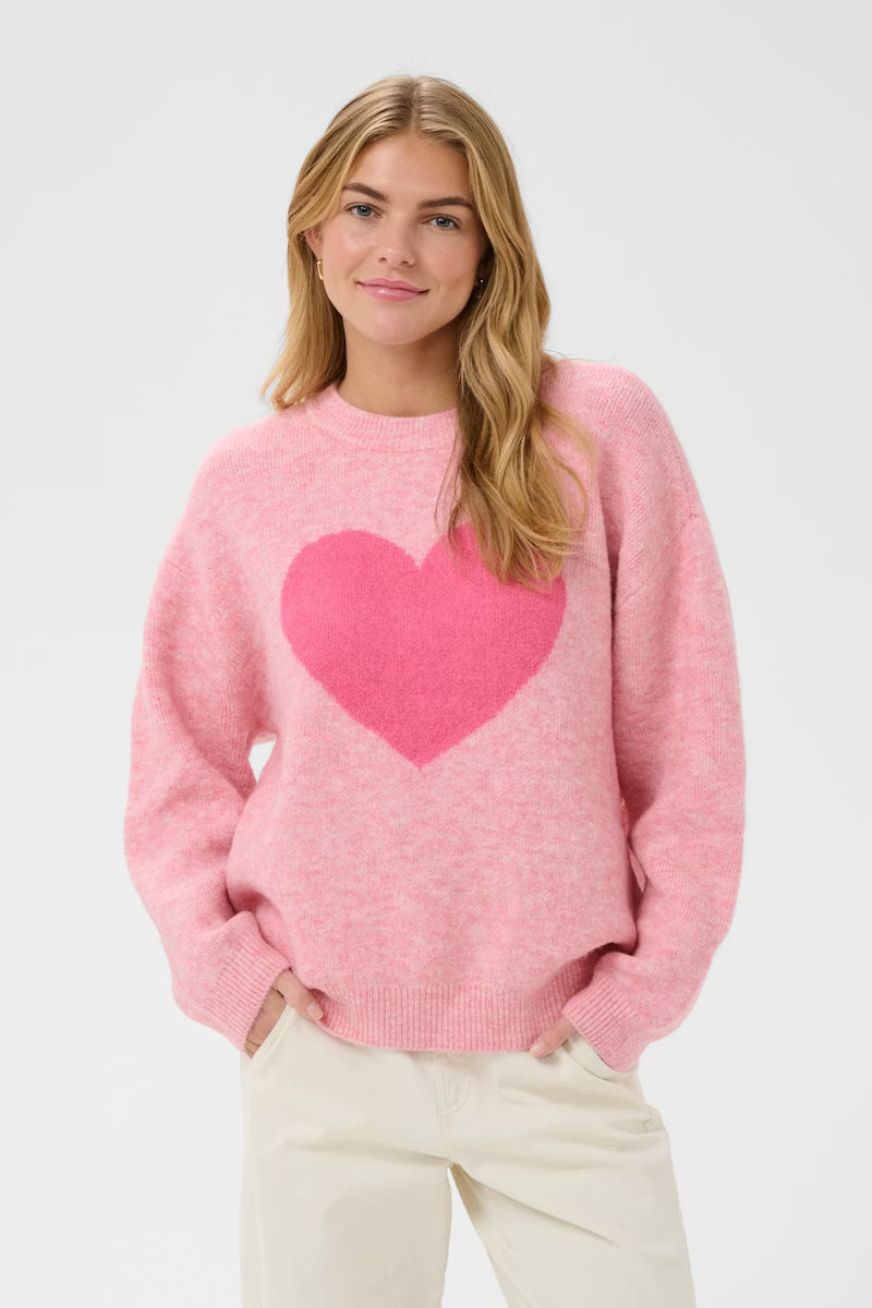 Saint Tropez Paria Round Neck Jumper Bonbon