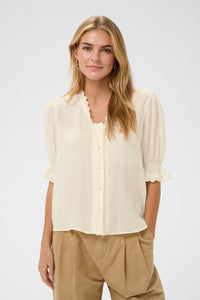 Saint Tropez Kristel Cream Shirt