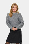 Saint Tropez Madeline Jumper Gunmetal Melange