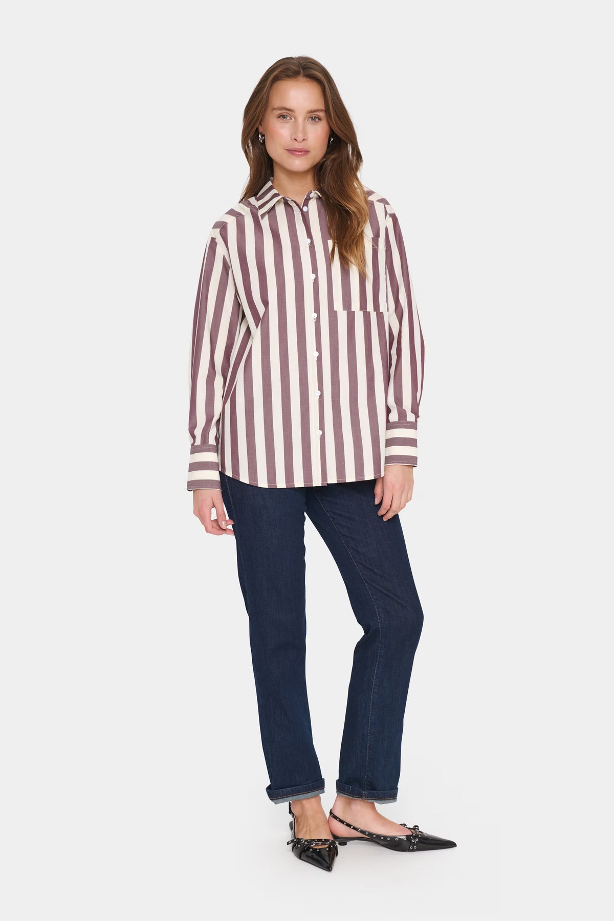 Sanit Tropez Lieke Shirt Chocolate