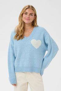Saint Tropez Paria V Neck Jumper Skyway