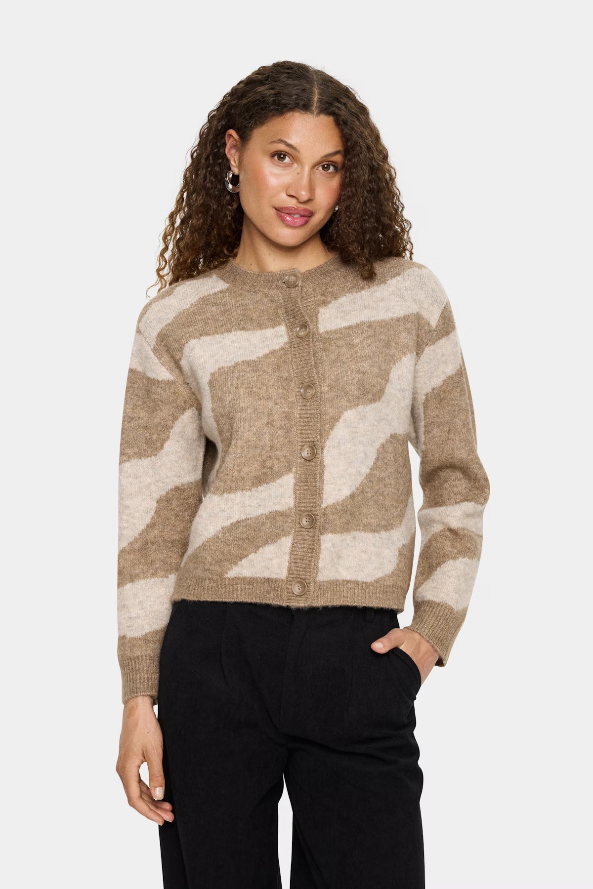 Saint Tropez Mallie Cardigan Tigers Eye