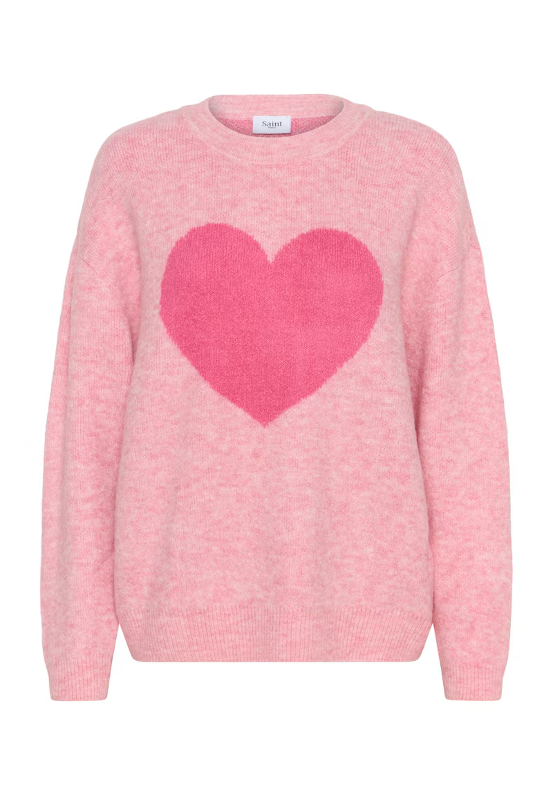 Saint Tropez Paria Round Neck Jumper Bonbon