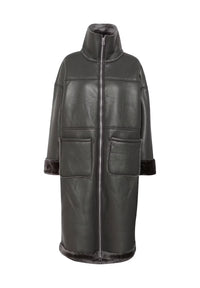 Saint Tropez Lana Coat In Thunderstorm