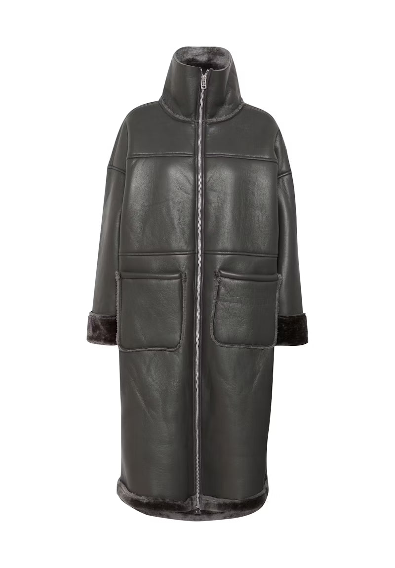 Saint Tropez Lana Coat In Thunderstorm