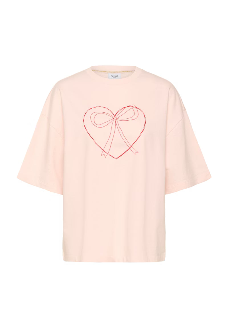 Saint Tropez Pexton Short Sleeved Tshirt Barley Pink