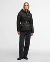 Barbour Short Track Line Puffer Jacket Black