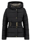 Barbour Short Track Line Puffer Jacket Black