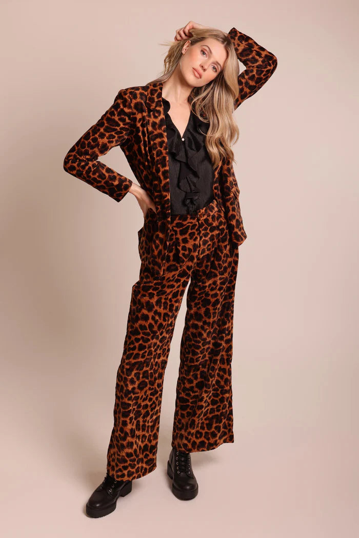 Traffic People Lulu Trouser Brown