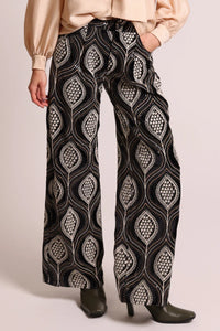 Traffic People Love And Anarchy Lulu Trousers Black